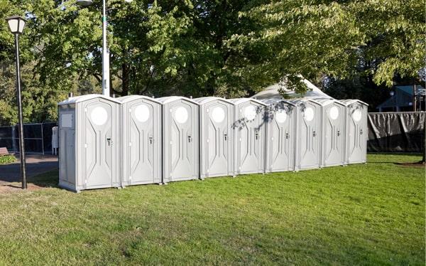 cleanliness and sanitation maintained for special event portable restrooms