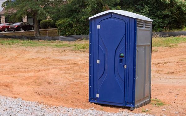are short-term rental porta potties appropriate for residential events
